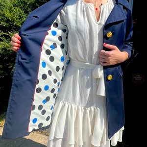 Kate spade cotton twill trench NWOT